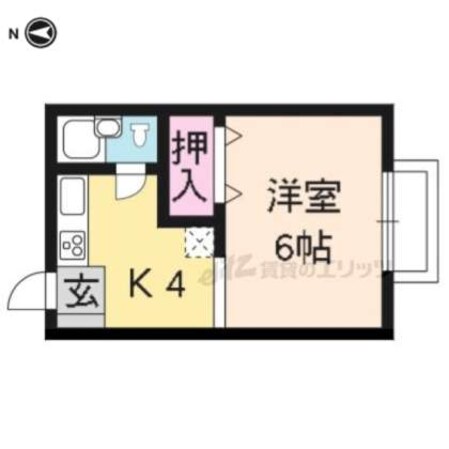 サンヴィエール長岡の物件間取画像